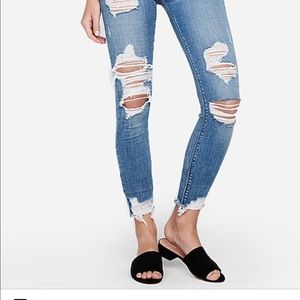Express Ankle legging mid rise jeans